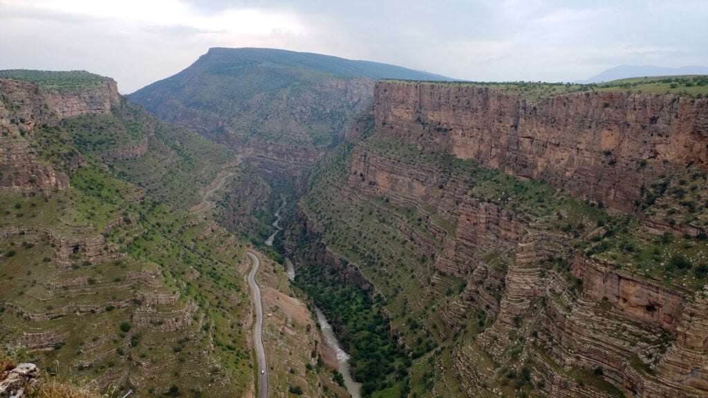 View of Rawanduz in Kurdistan, Iraq