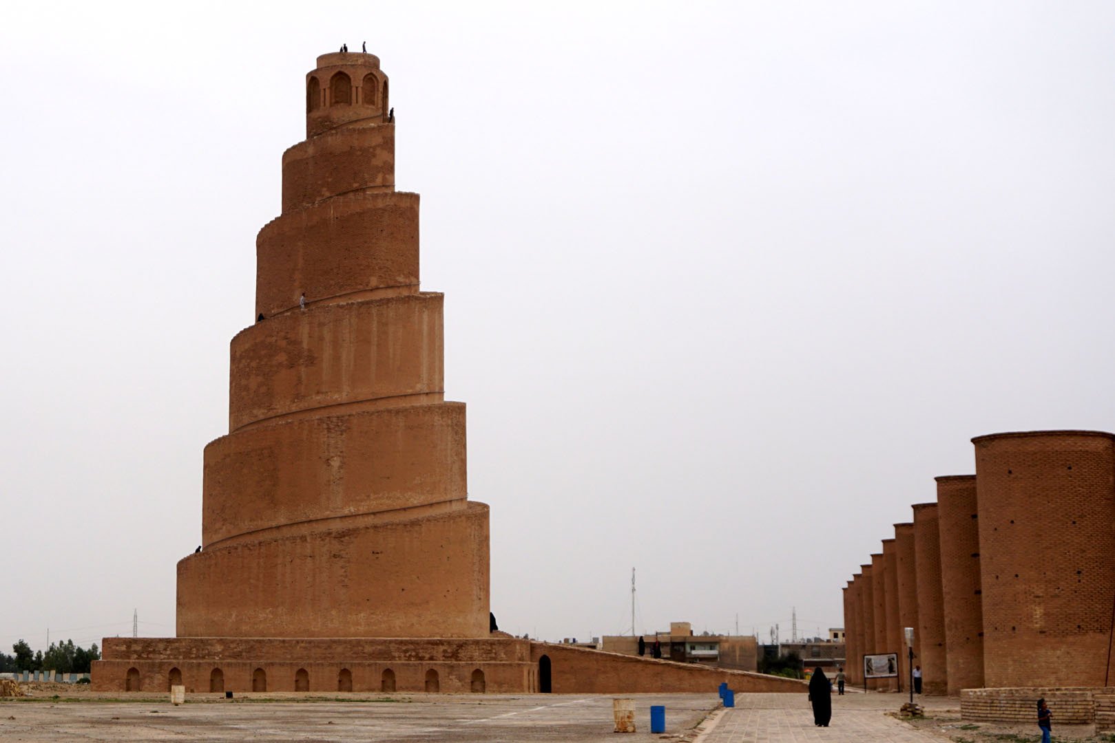 Minaret and mosque of Samarra in Iraq