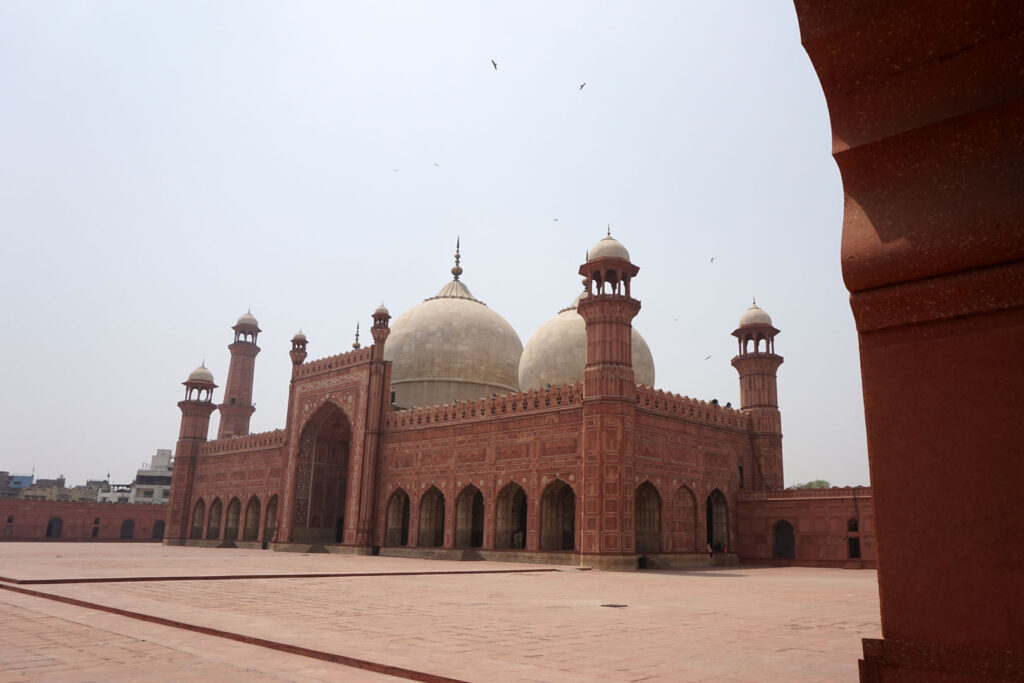 Badshahi Moskee in Lahore, Pakistan