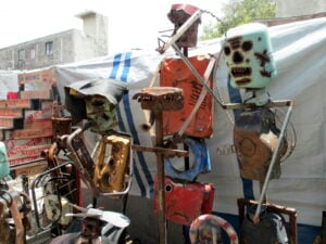 metal art in haiti