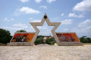 entrance to san miguel fortazela