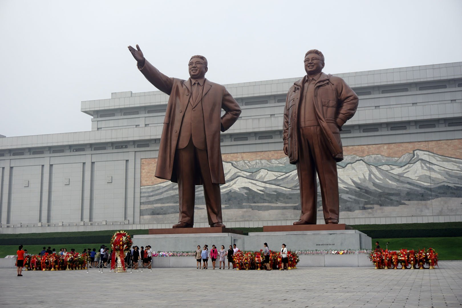 Mansudae Grand Monument in Pyongyang, North Korea