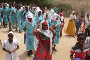 Women celebrating Independence Day in Eritrea