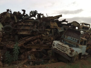 Eritrea - Tank graveyard