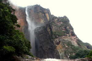 Venezuela Angel Falls from the base horizontal