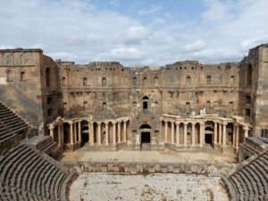 Oude amfitheater van Bosra, Syrië