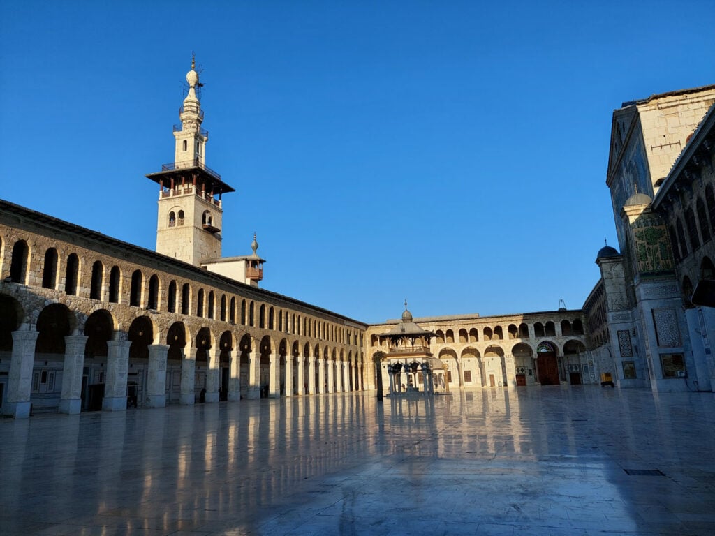 Omajaden Mosque or Great Mosque in Damascus, Syria