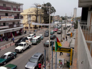 Straatbeeld van Brazzaville