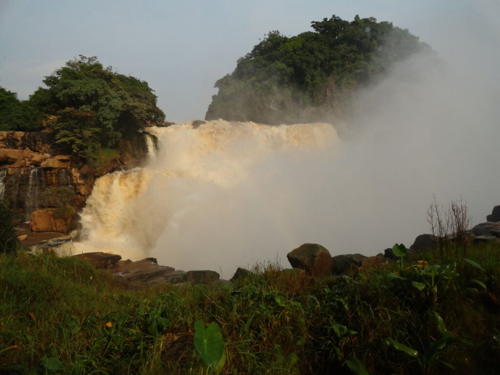 Zonga Falls in Democratic Republic of Congo
