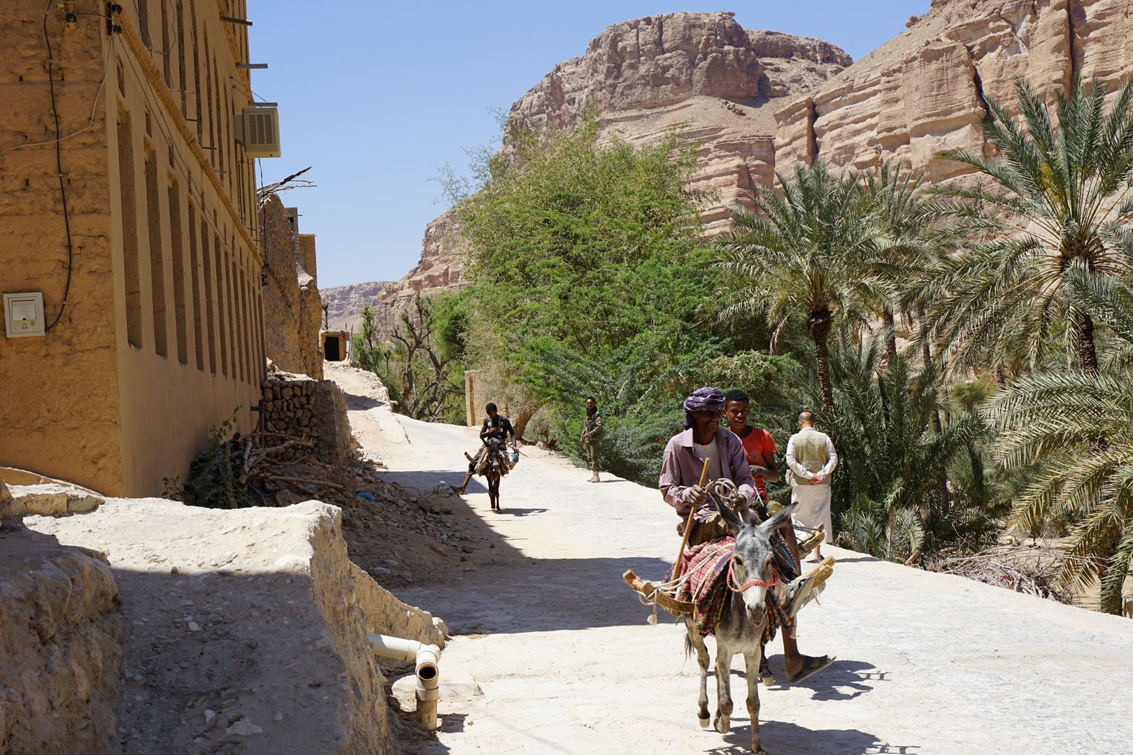 Traditional village in Wadi Doan