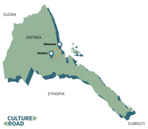 Eritrea – Independence Day Tour map