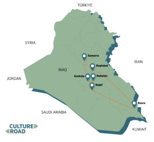 Iraq Grand Iraq Summer Tour Map