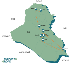 iraq spring tour map