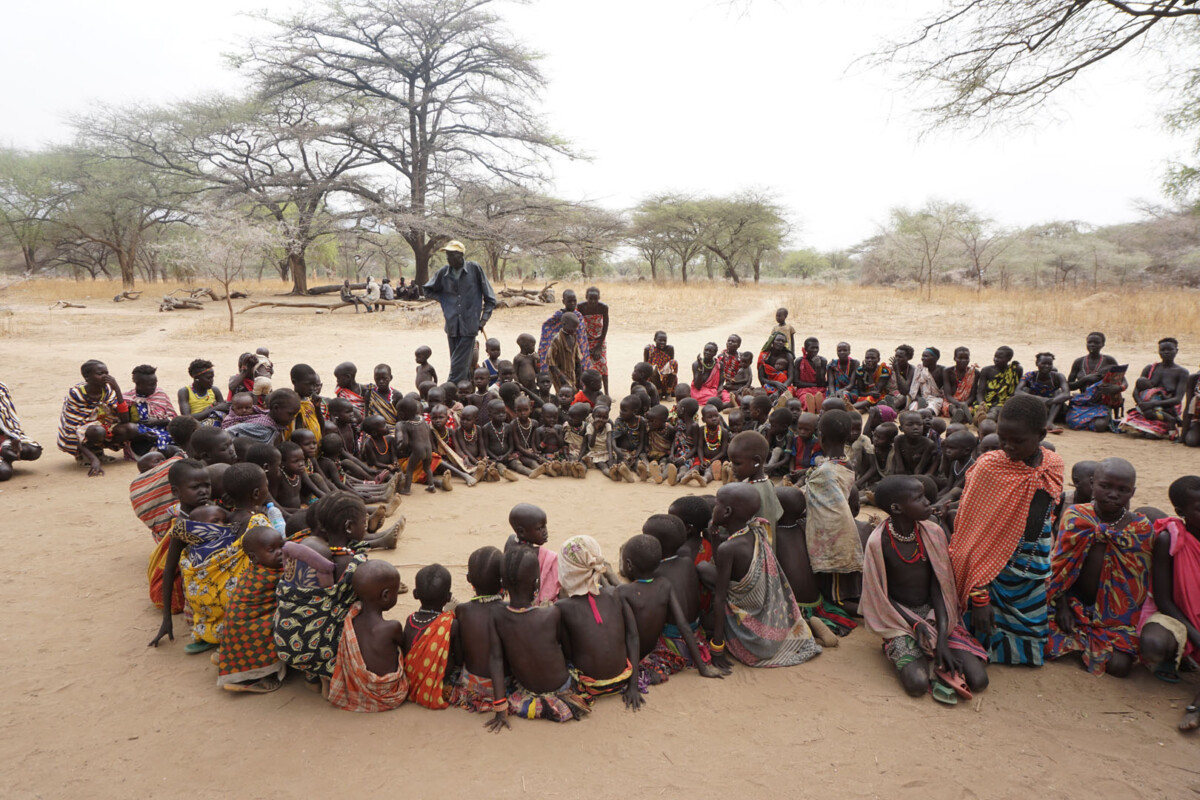 toposa village gathering