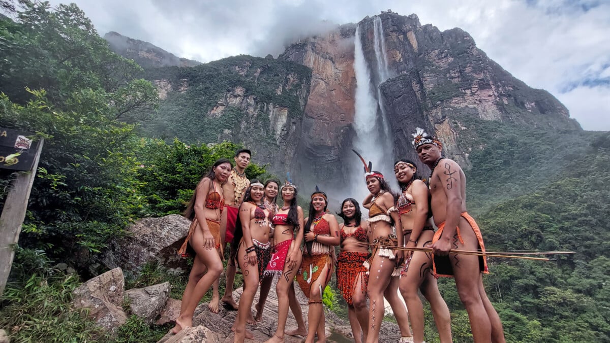 the native people in angel falls