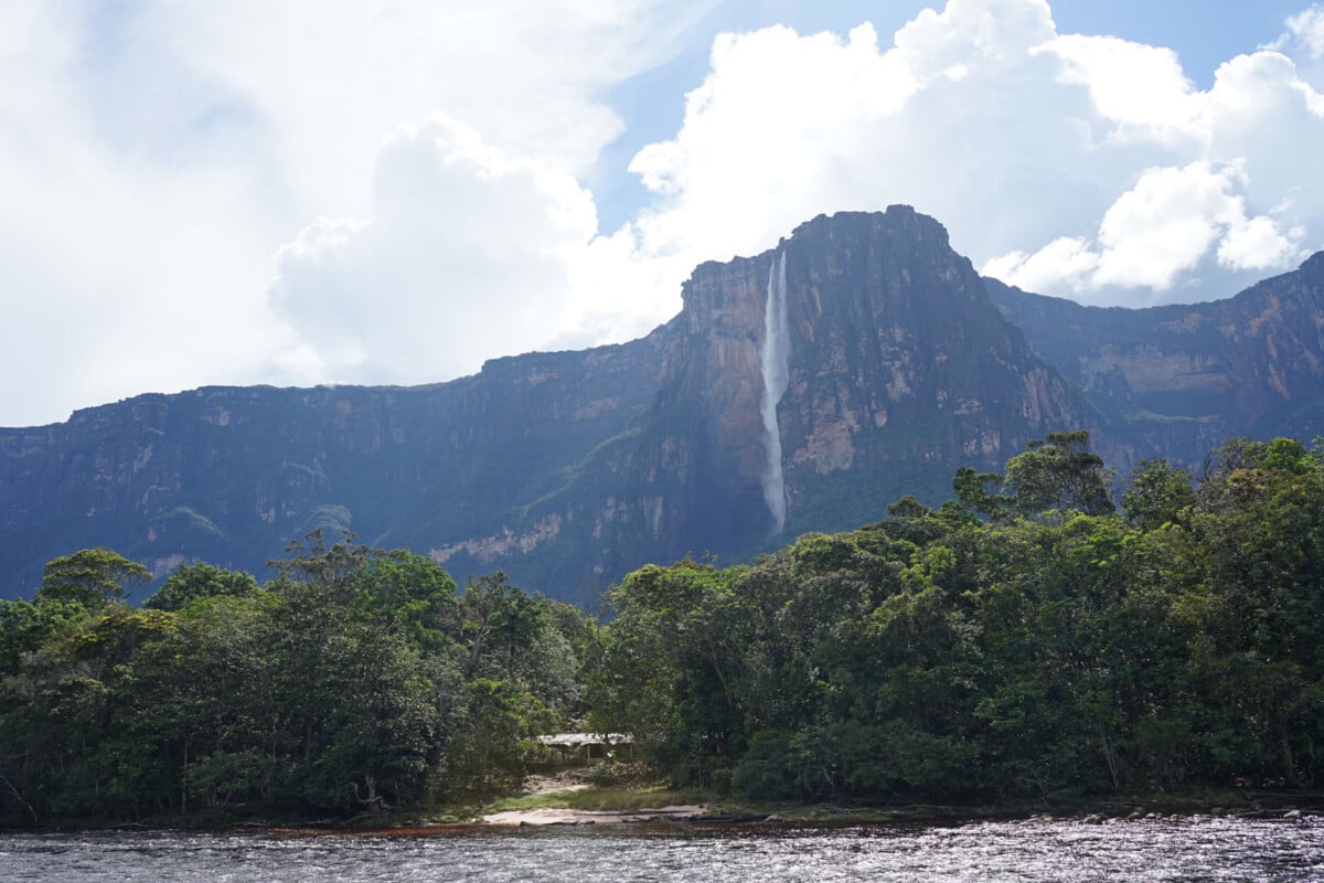 angel falls in canaima national park