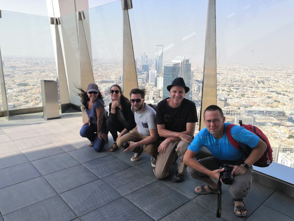 group photo in Riyadh, Saudi Arabia