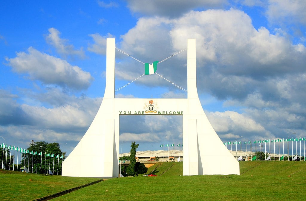 The City Gate of Abuja in Nigeria