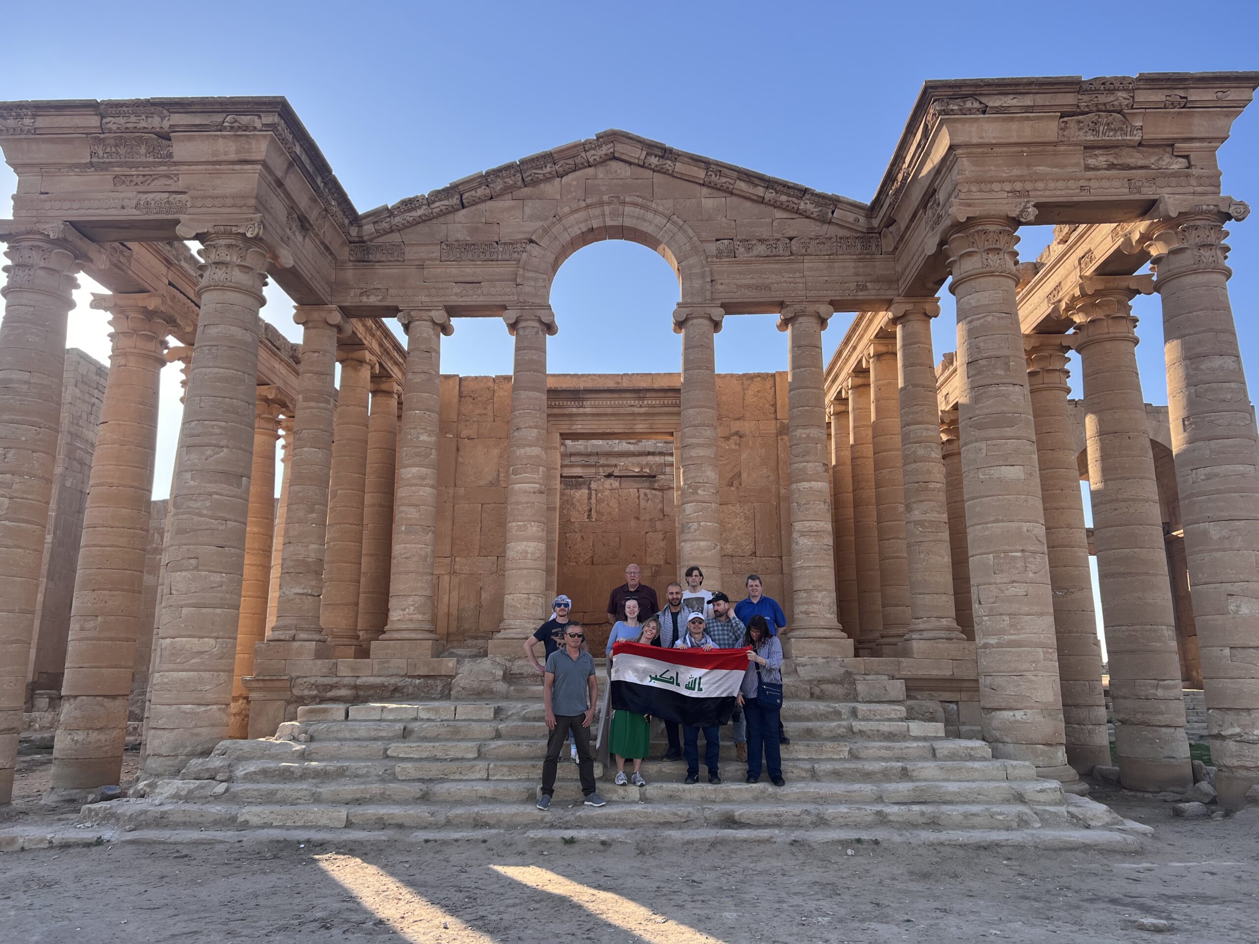 Groups picture in Hatra
