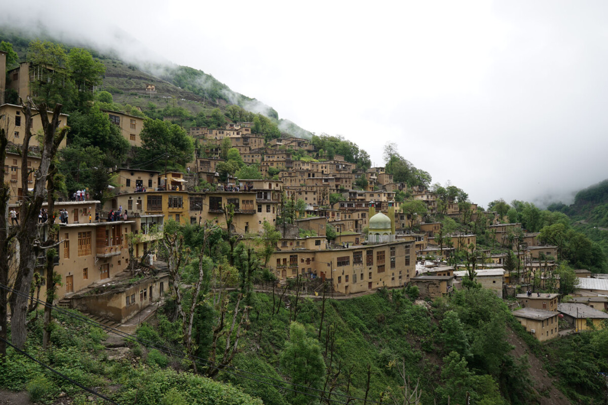 Iran - Masuleh - view of the village