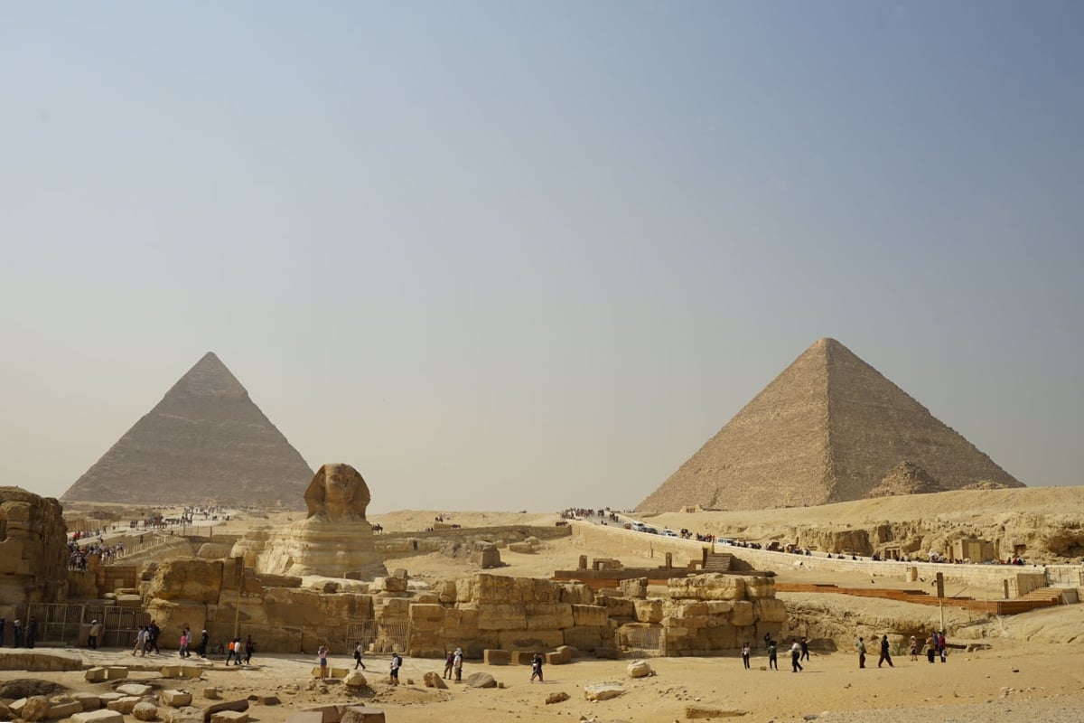 Egypt Pyramids of Giza and Sphinx
