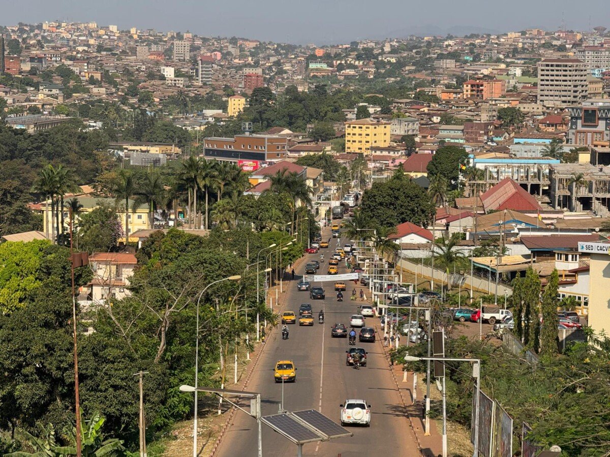City view of Yaoundé.